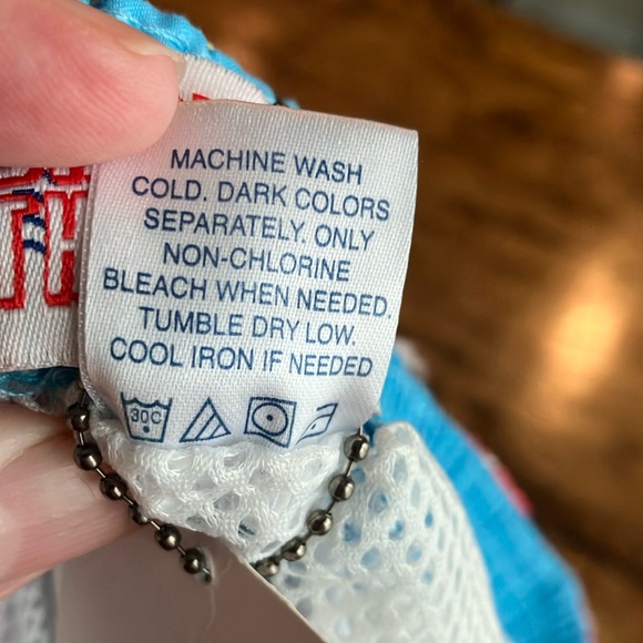 Tie-Dye Swim Trunks with side pockets. - Picture 8 of 8